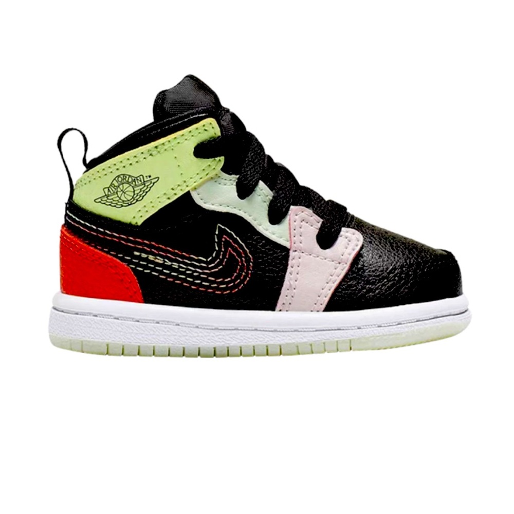 Air Jordan 1 Mid SE TD 'Glow in the Dark